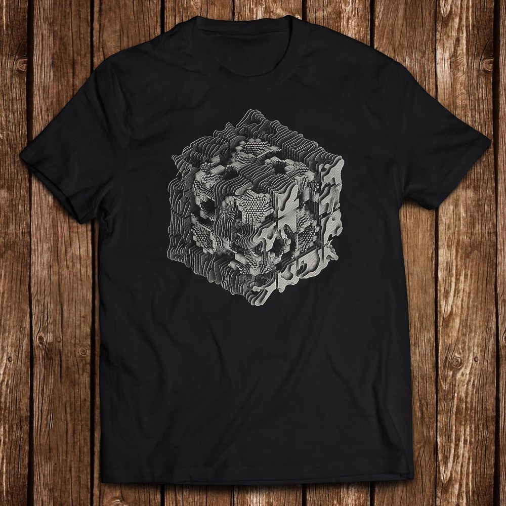HyperCubism T-Shirt Print By Neil Gibson Creations